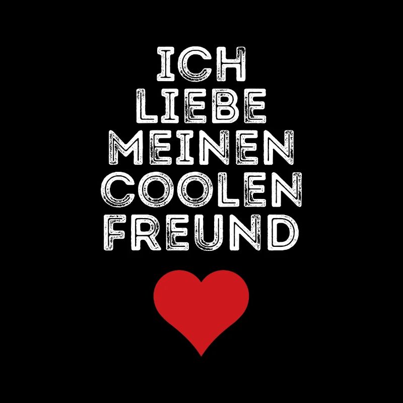Ich liebe meinen coolen Freund