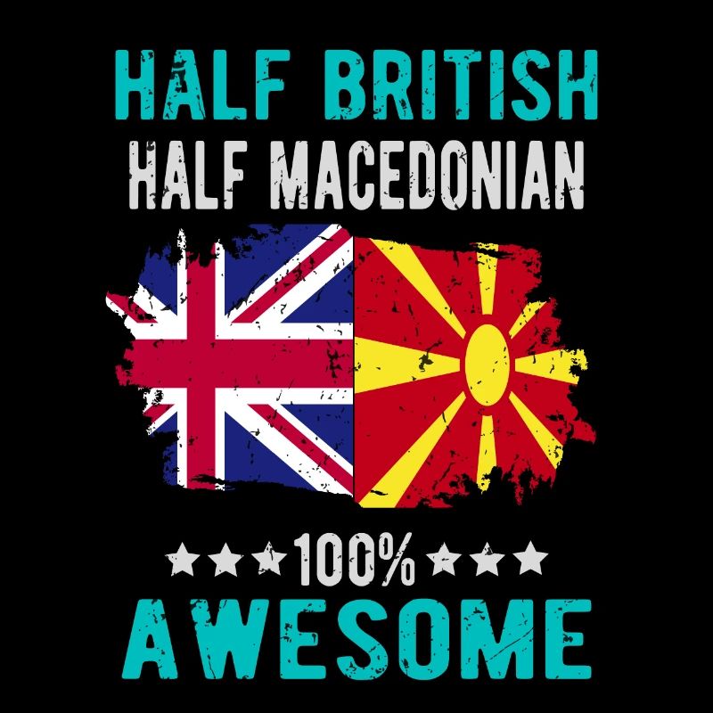 Moitié britannique moitié macédonien