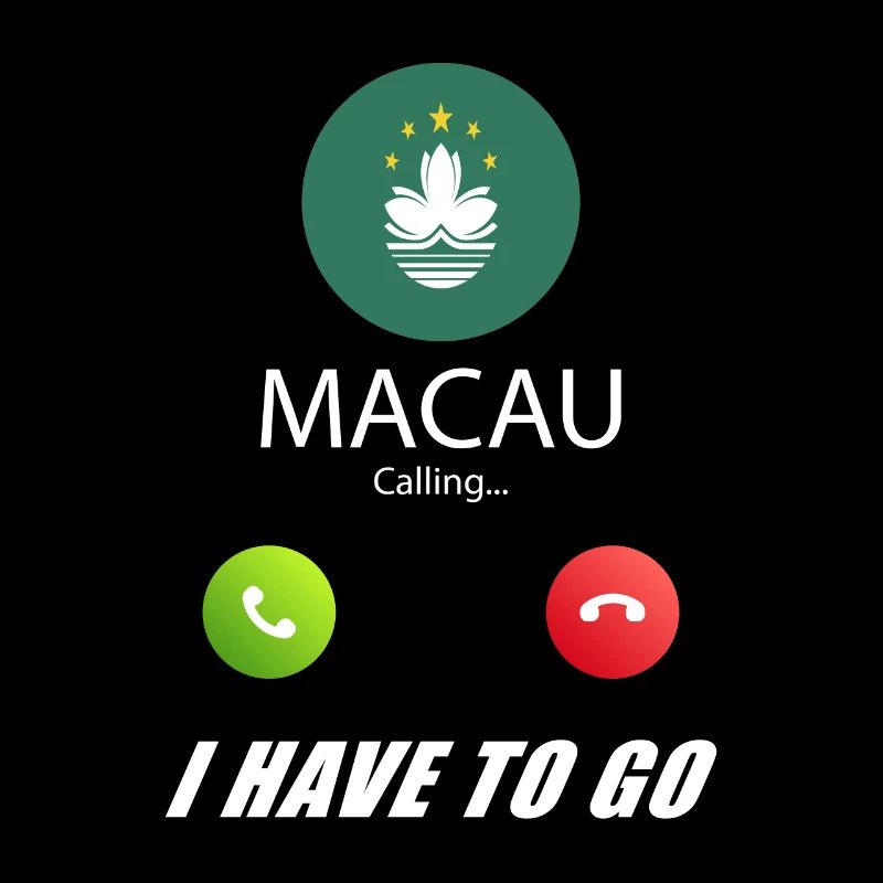 Macau ruft an Lusiger Flaggen Spruch