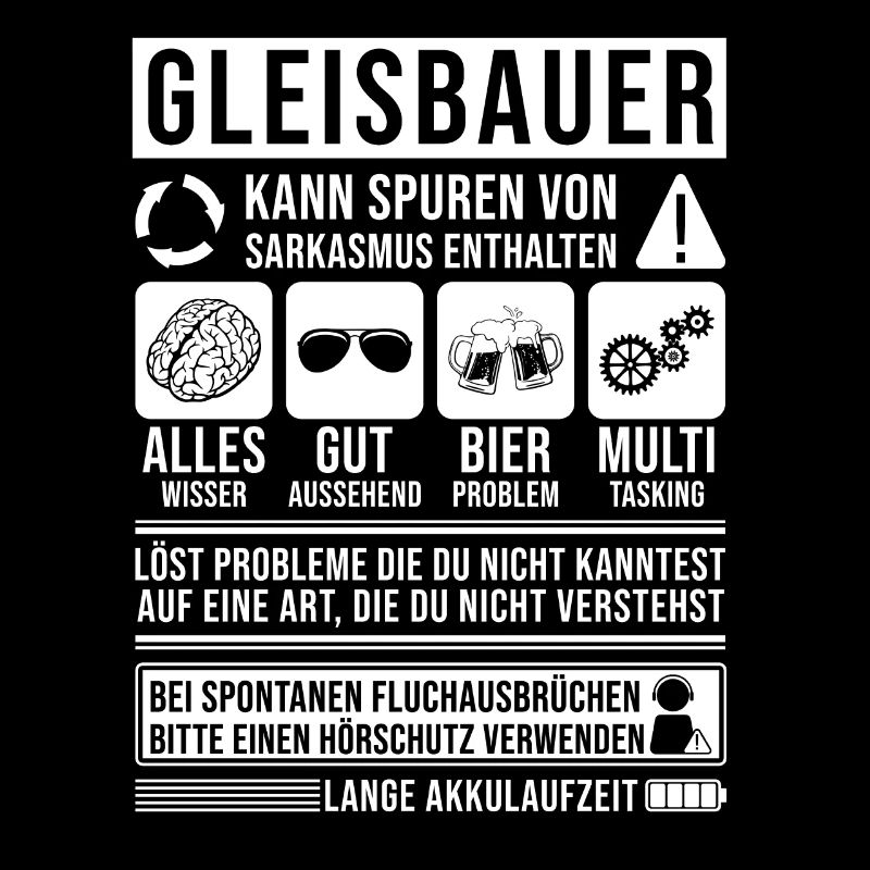 Gleisbauer Spruch lustig