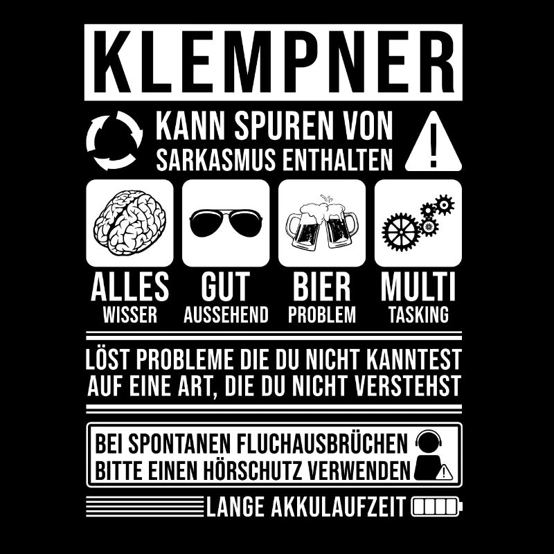 Klempner Spruch lustig