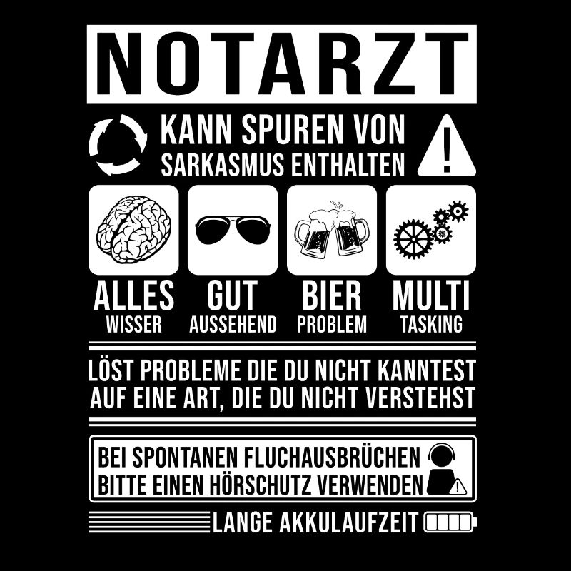 Notarzt Spruch lustig