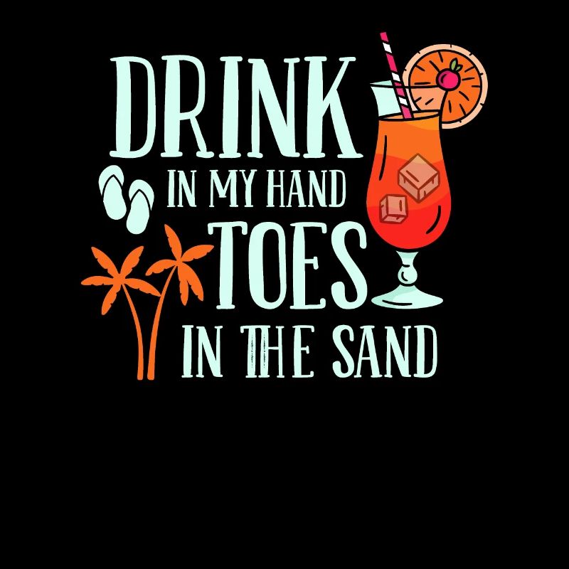 Boire dans mes orteils dans le sable Beach Holiday