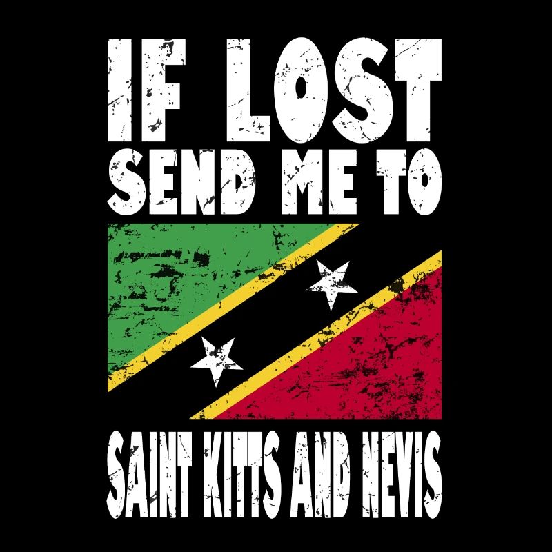 Saint-Kitts-et-Nevis Drapeau