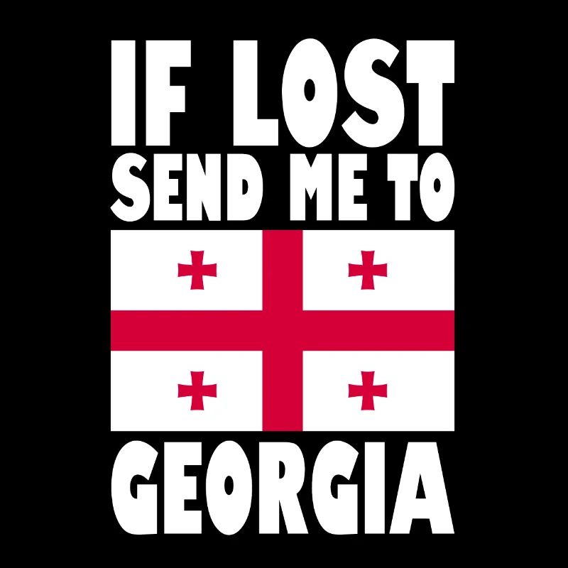 Drapeau de géorgie Disant