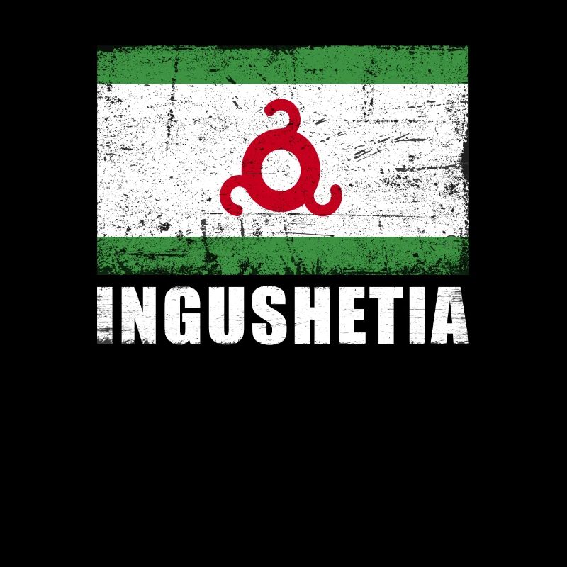Drapeau de l’Ingouchie Grunge Drapeau de l’Ingouchie