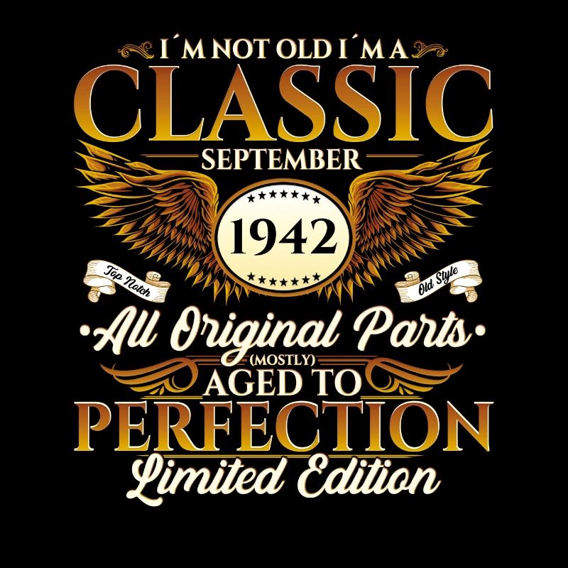 Born 1942 Birthday Gift September