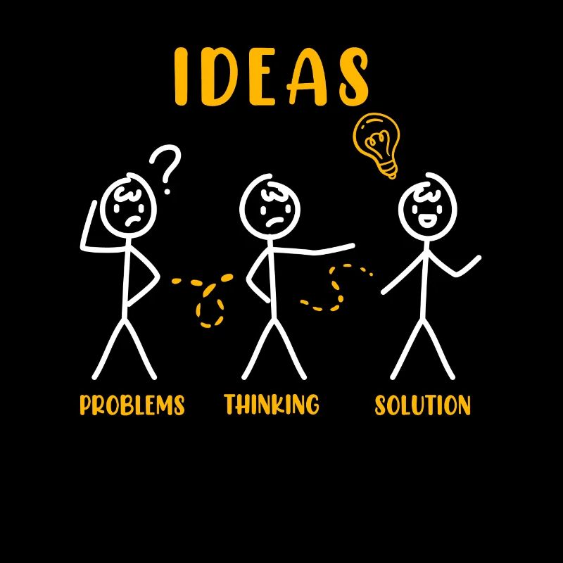 Problem Thinking Stick Figure Solution Thinker