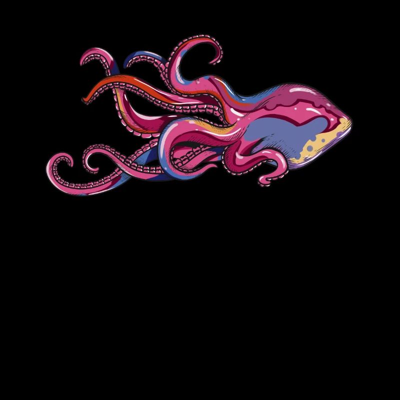 Octopus 8 poor tentacles squid fan lover