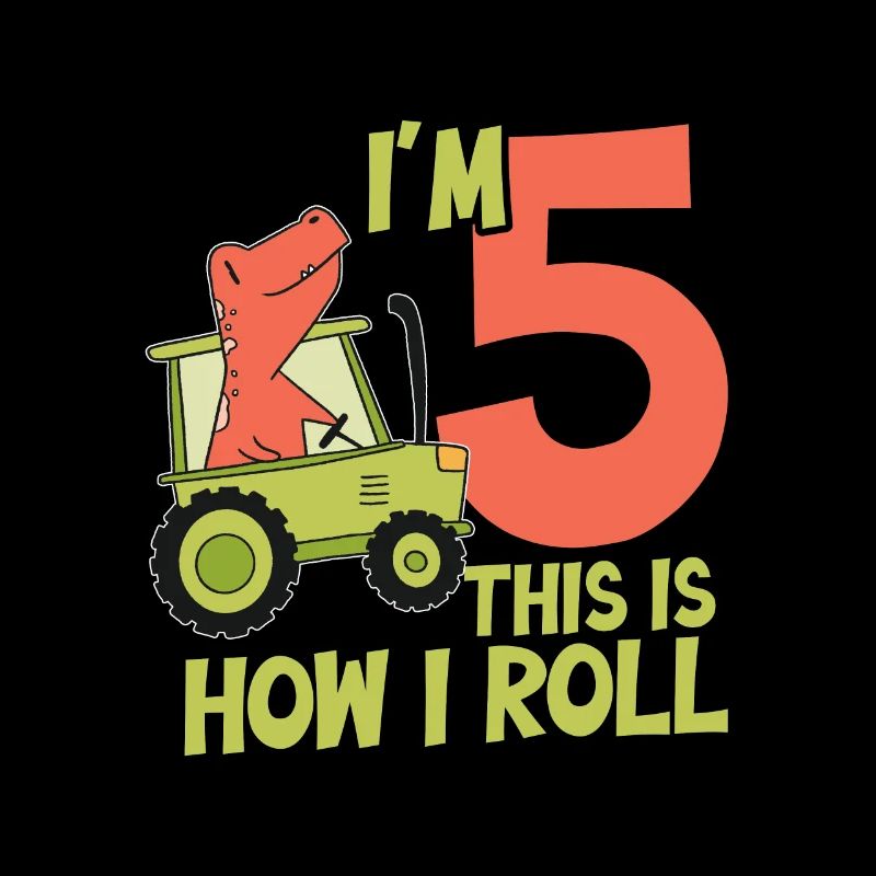 J’ai 5 ans c’est comme ça que je roule tracteur