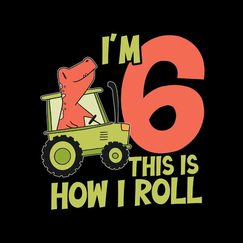 J’ai 6 ans c’est comme ça que je roule tracteur