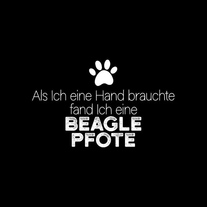 Hand Beagle Pfote