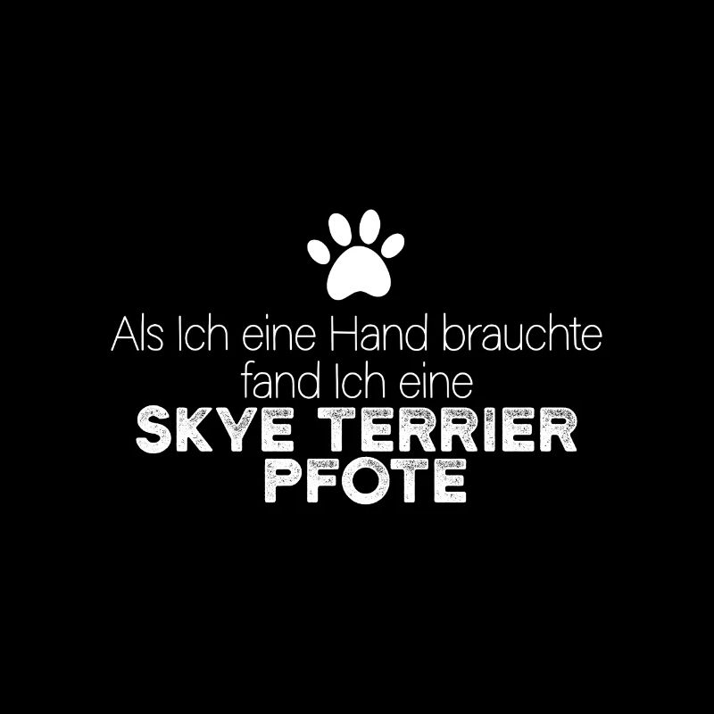 Hand Skye Terrier Pfote