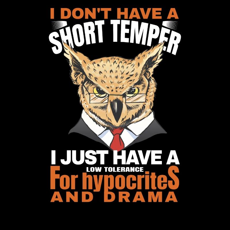 I have only a low tolerance hypocritical drama