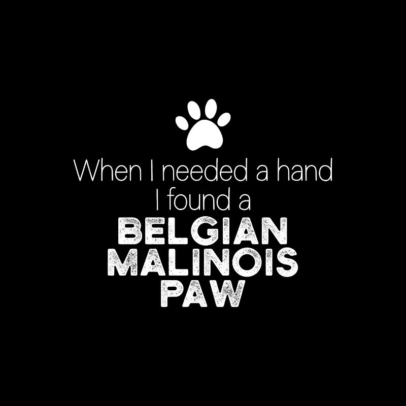 Hand Belgian Malinois Paw
