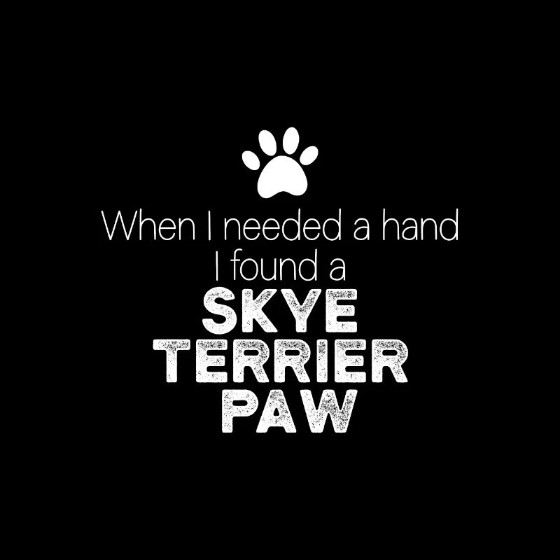 Hand Skye Terrier Pfote