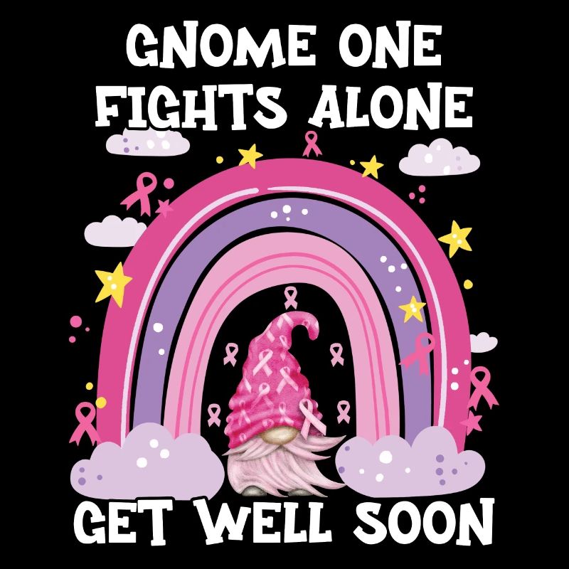 Gnome One Fights Alone Brustkrebs