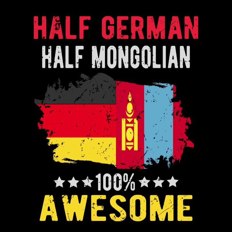 Half German half Mongolian