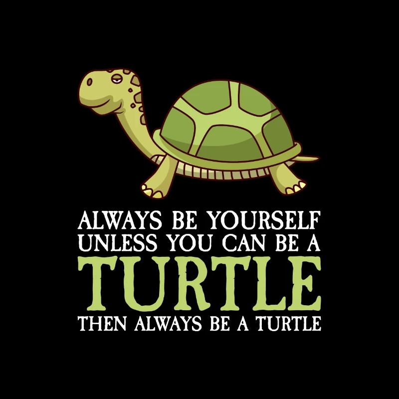 Always be a turtle turtles