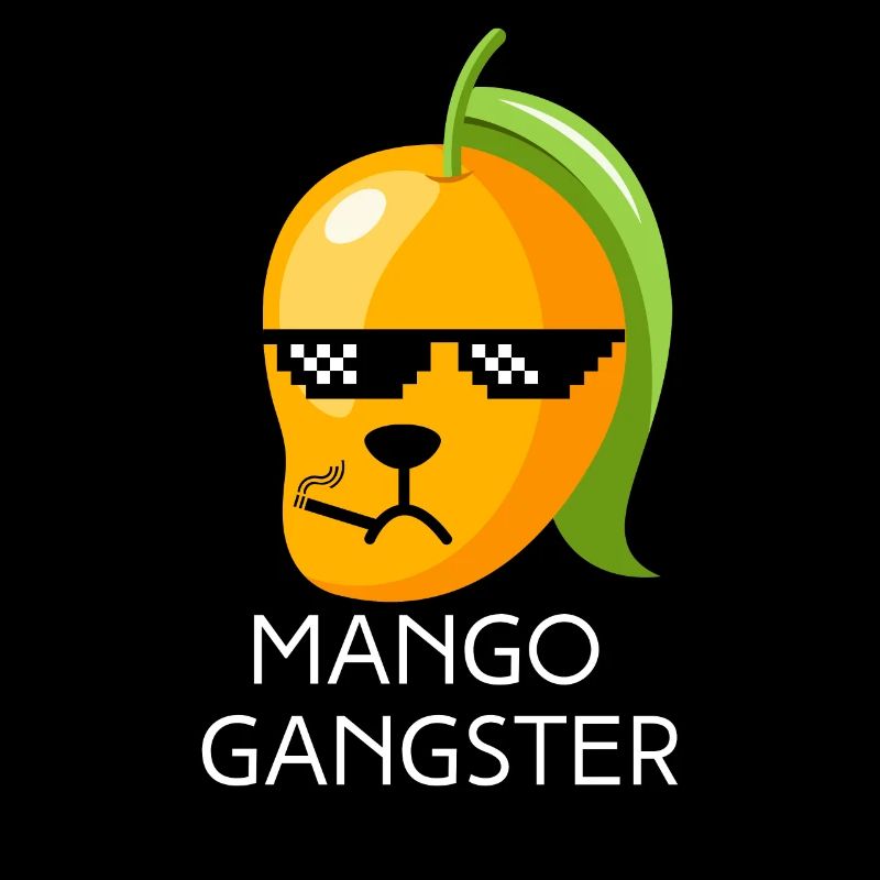 Mango Gangster Obst Zigarette Schwarze Brille