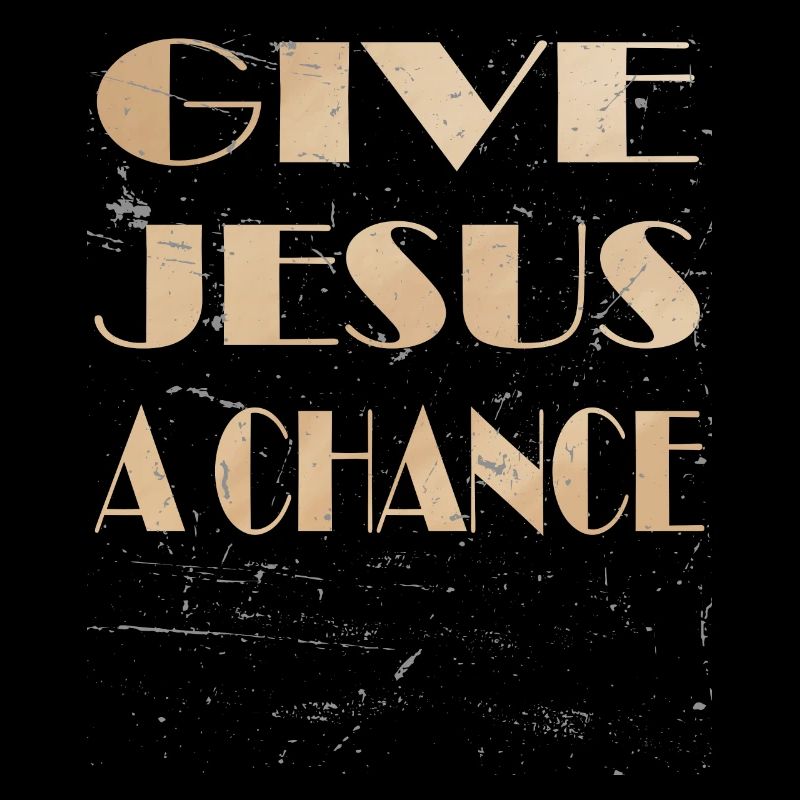 Geben Sie Jesus Eine Zufällige Glaubensgrunge