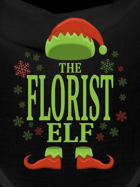 Fleuriste Elfe de Noël