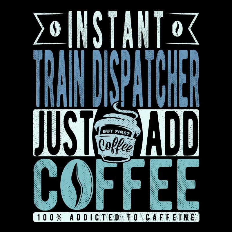Café du répartiteur de train disant