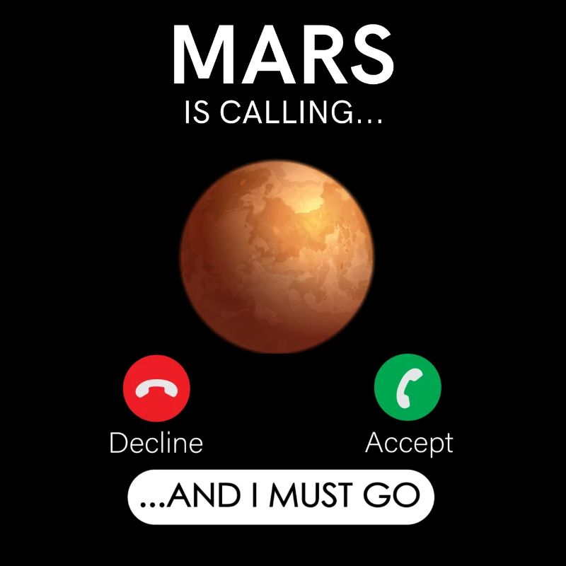 Mars appelle et je dois perdre du poids, accepter