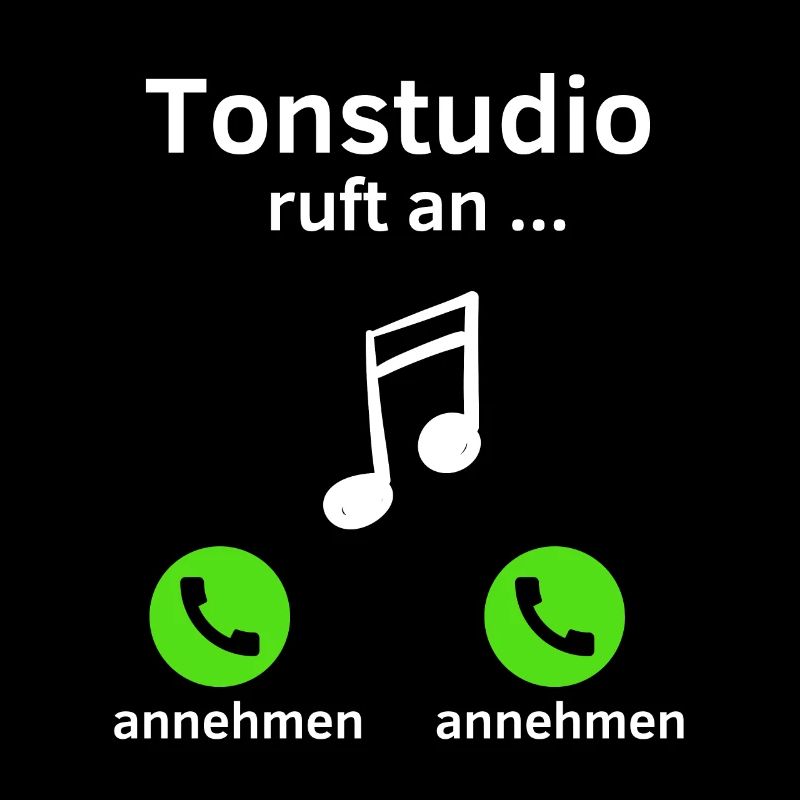 Tonstudio ruft an - annehmen oder annehmen?