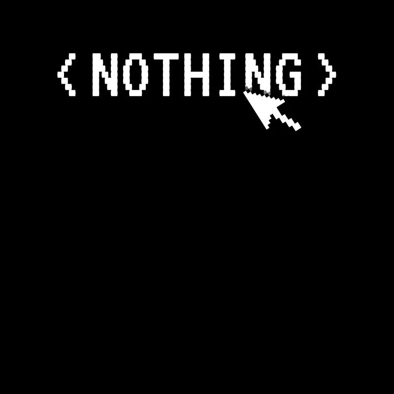 Nichts Computercode Mausprogrammierer Humor