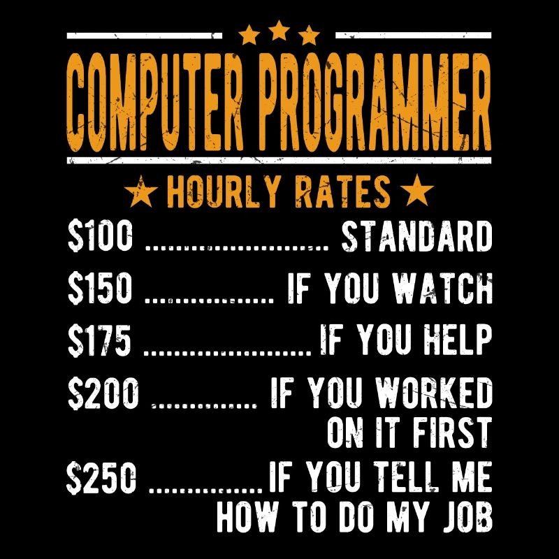 Programmeur informatique salaire horaire