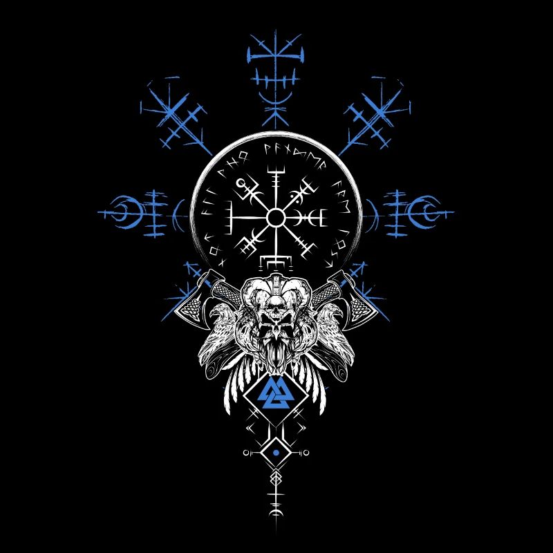 Celtic Vikinger Vegvisir compass Vikings