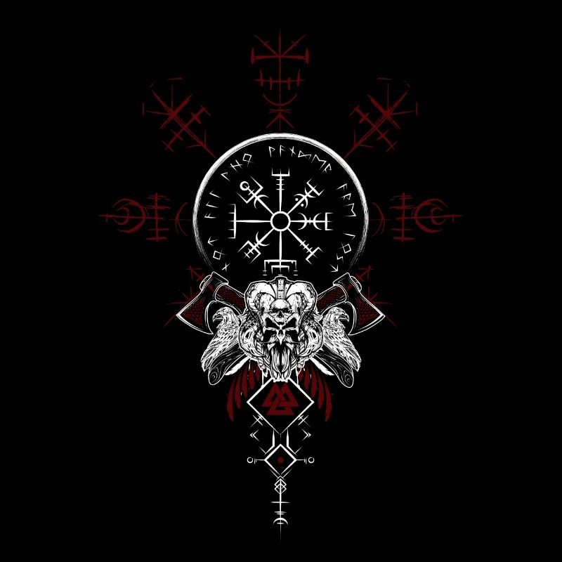 Celtic Vikinger Vegvisir compas Vikings
