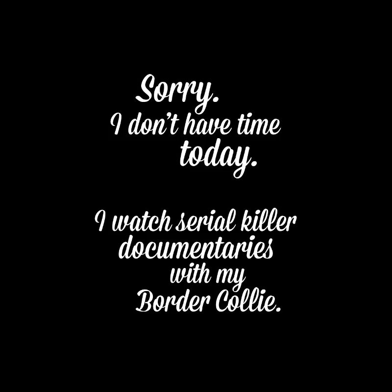 Je regarde des documentaires avec mon Border Collie