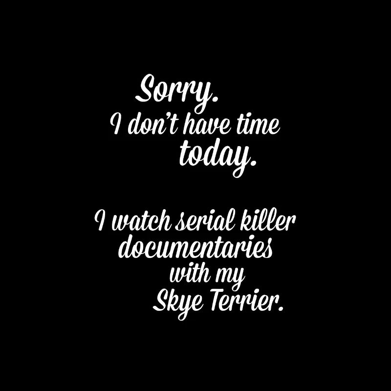 Je regarde des documentaires avec mon Skye Terrier