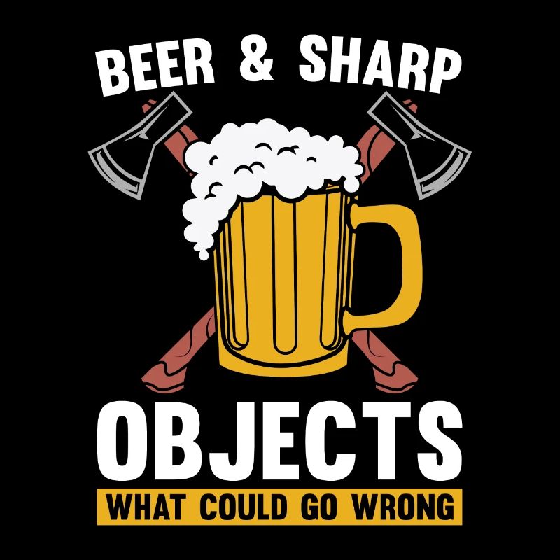 Axe Throwing Beer & Sharp Objects Hatchet Thrower