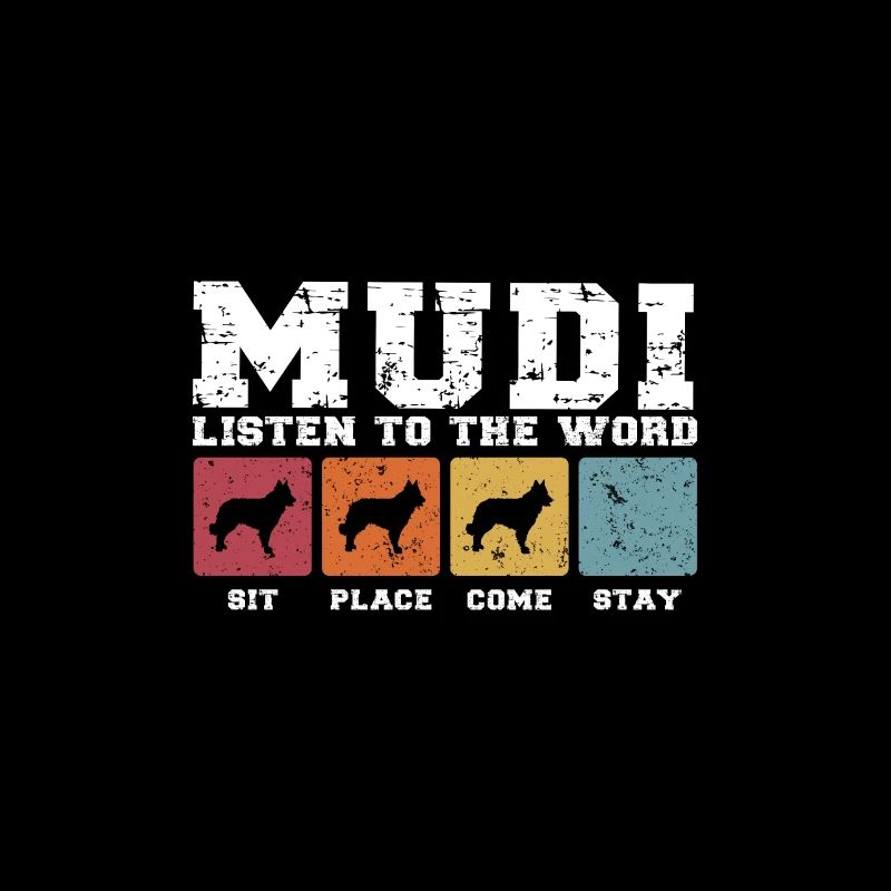 Mudi listen to the word