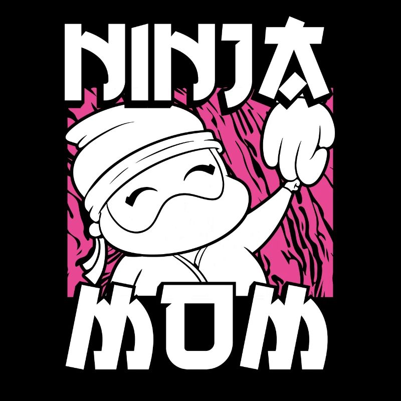 Süße Ninja mama