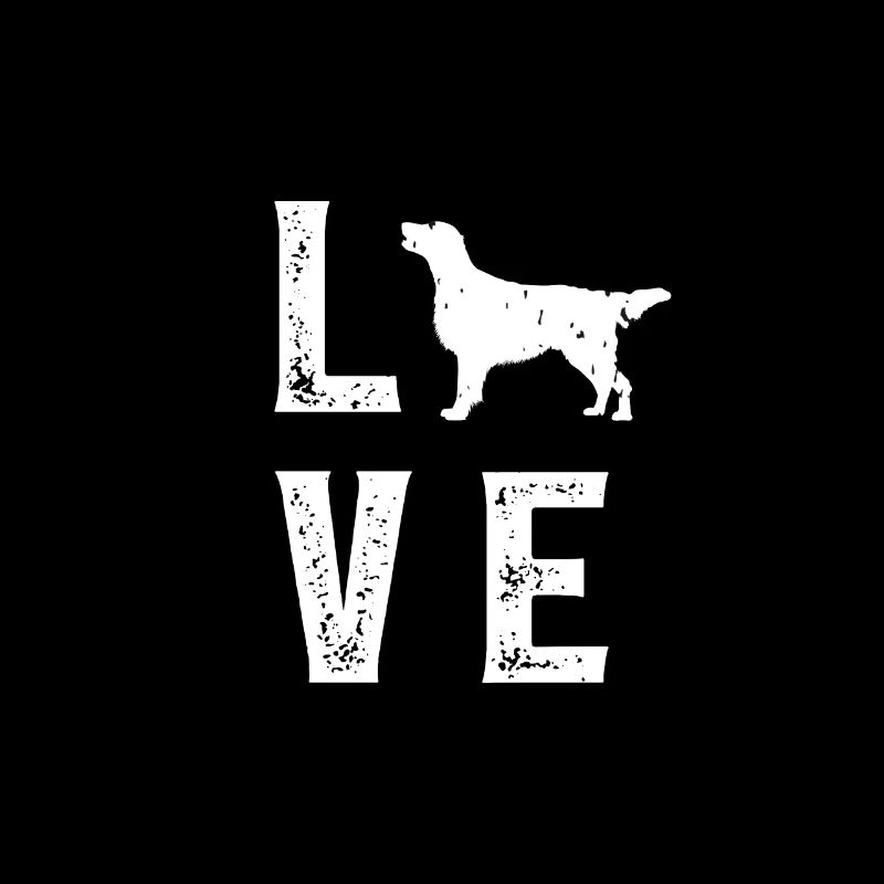 Flat Coated Retriever Love