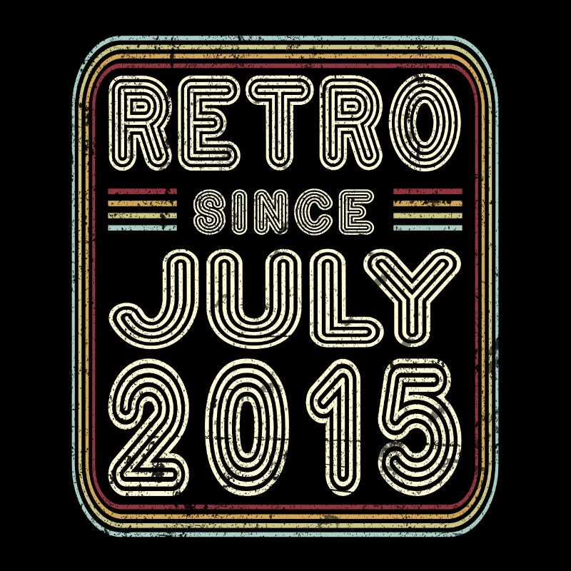 Geburtstag Juli 2015 Retro Geschenk