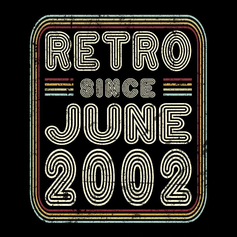 Birthday June 2002 Retro Gift