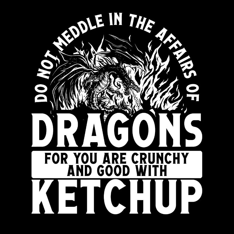 Les dragons vous aiment avec du ketchup