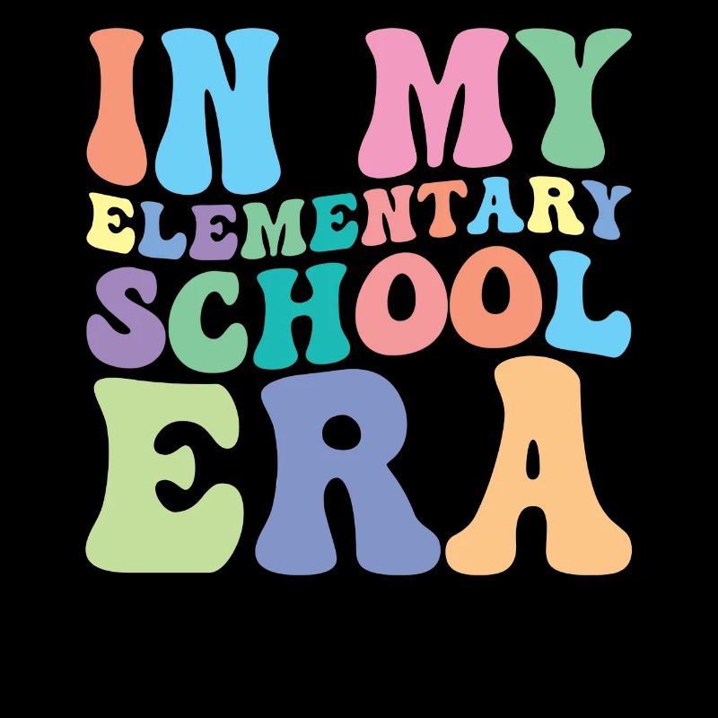 Élève de l’école primaire Retro Groovy
