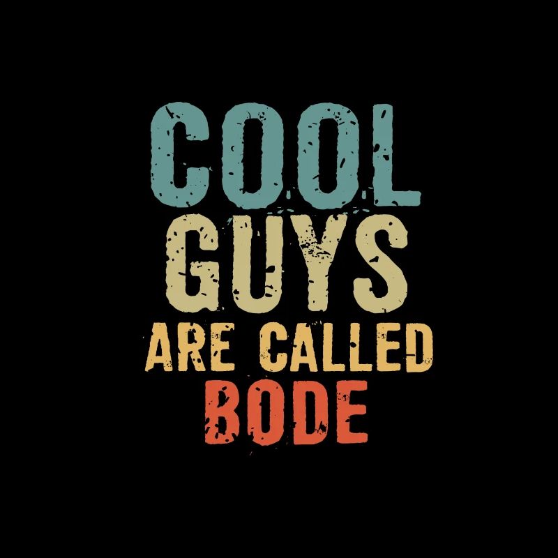 Les mecs cool s’appellent Bode
