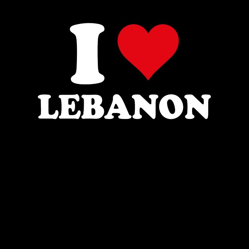 Ich liebe Libanon Herz Libanesisch Libanesisch Geschenk