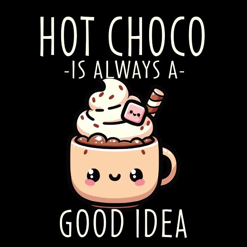 Conception apaisante de chocolat chaud pour le cacao