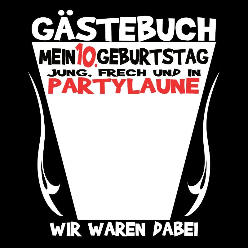 10. Geburtstag Mädchen & Junge Gästebuch