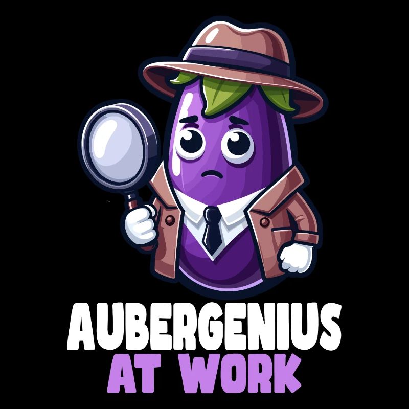 Aubergenius At Work Funny Word Game