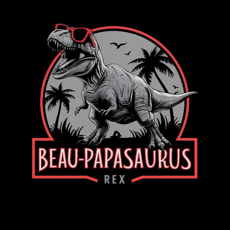 Schöner Papasaurus Rex Geschenk Stiefvater Dinosaurier