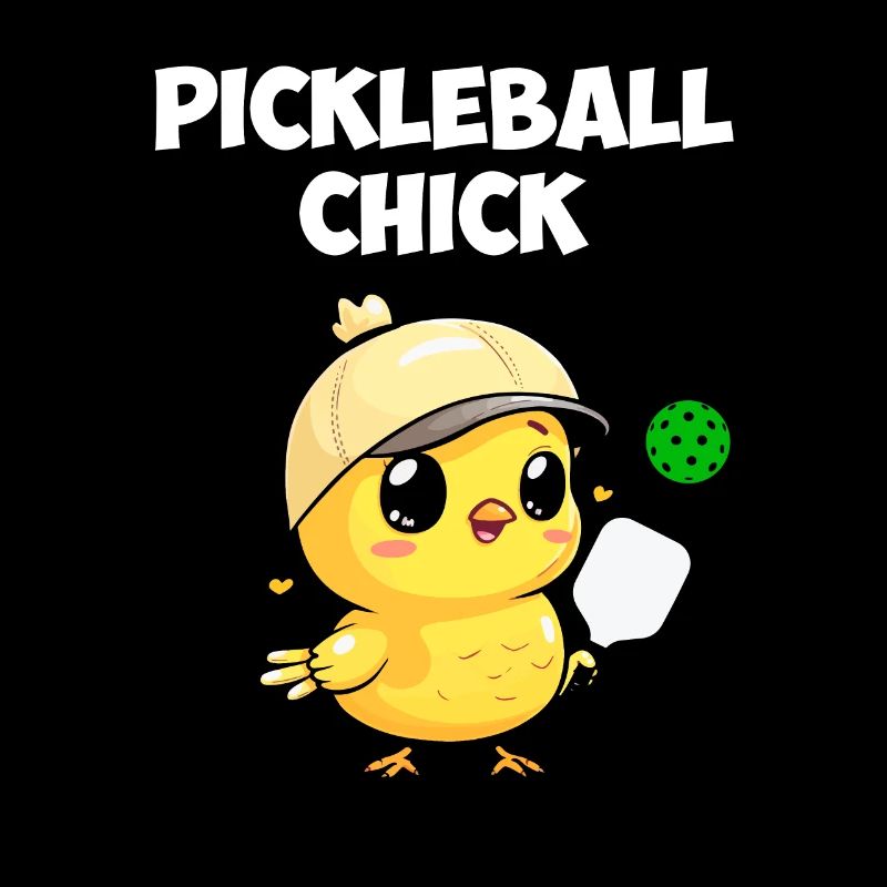 Pickleball Chick, funny pickleball